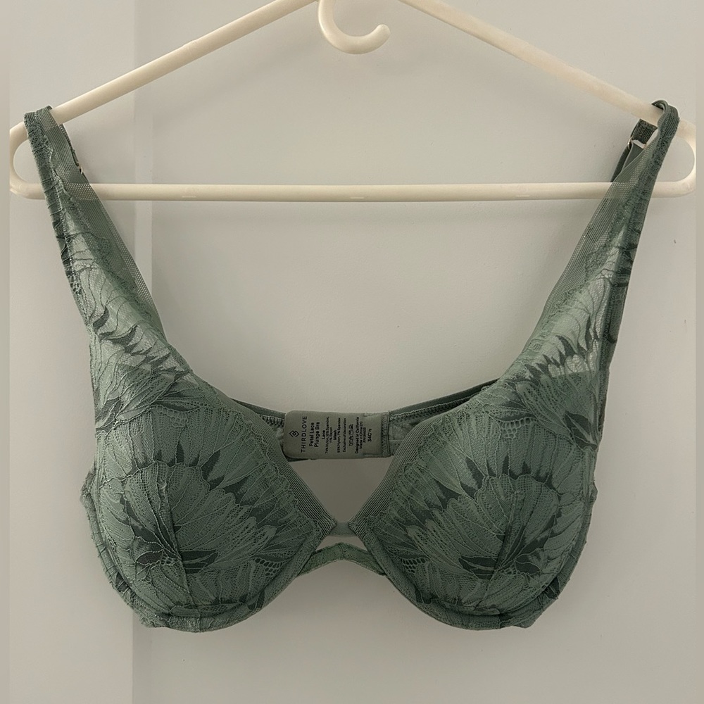 ThirdLove Petal Lace Plunge Bra